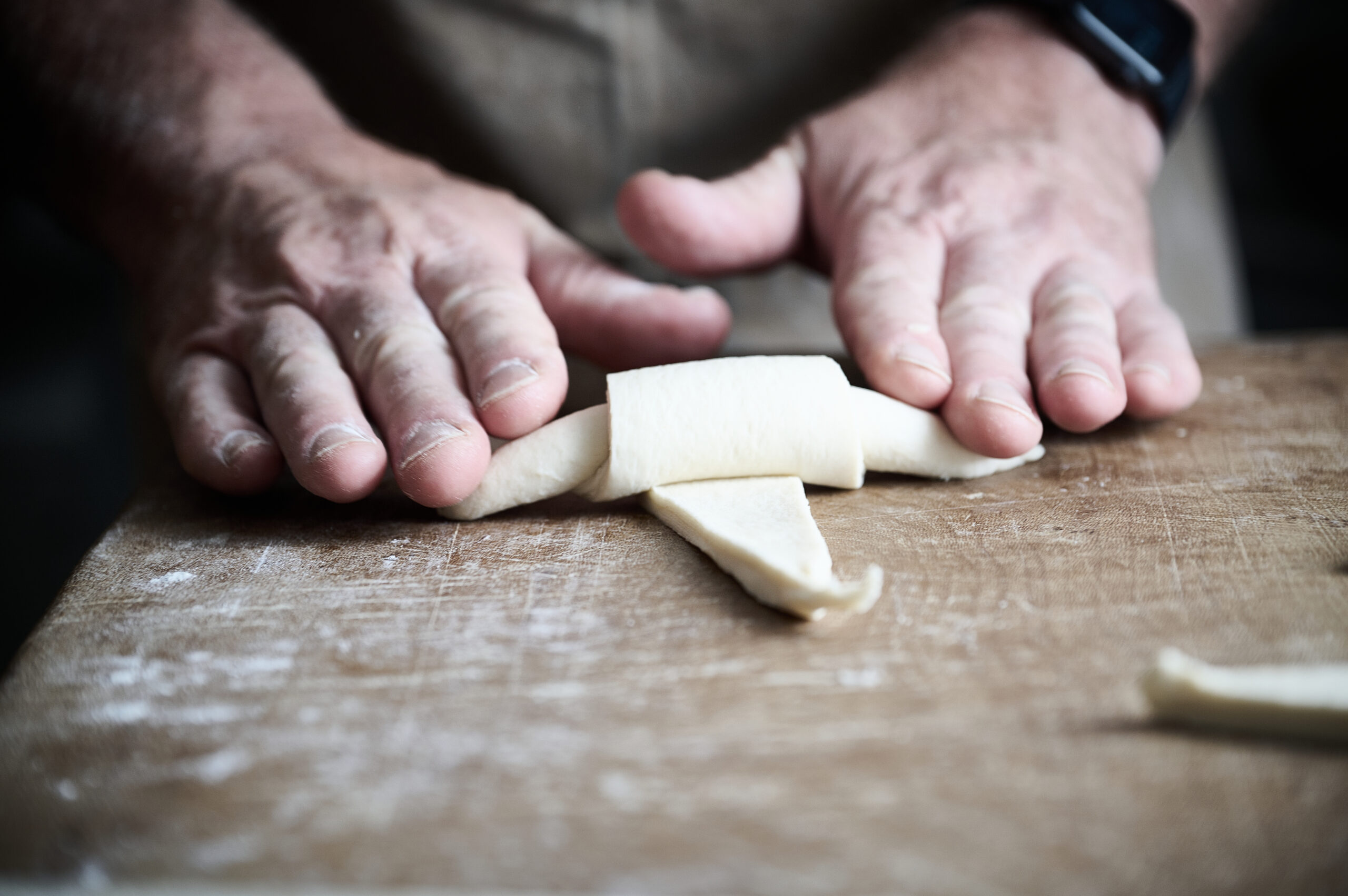 Handmade croissants by Aidan Monks Kendal Lake District Bakery
