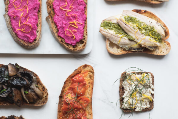 Happy you year with Lovingly Artisan Sourdough toast with Lovingly Artisan
