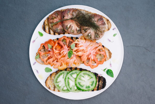 Lovingly Artisan sourdough and tomatoes