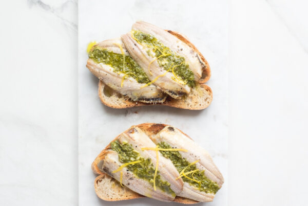 Sardines and sourdough with gremolata Lovingly Artisan