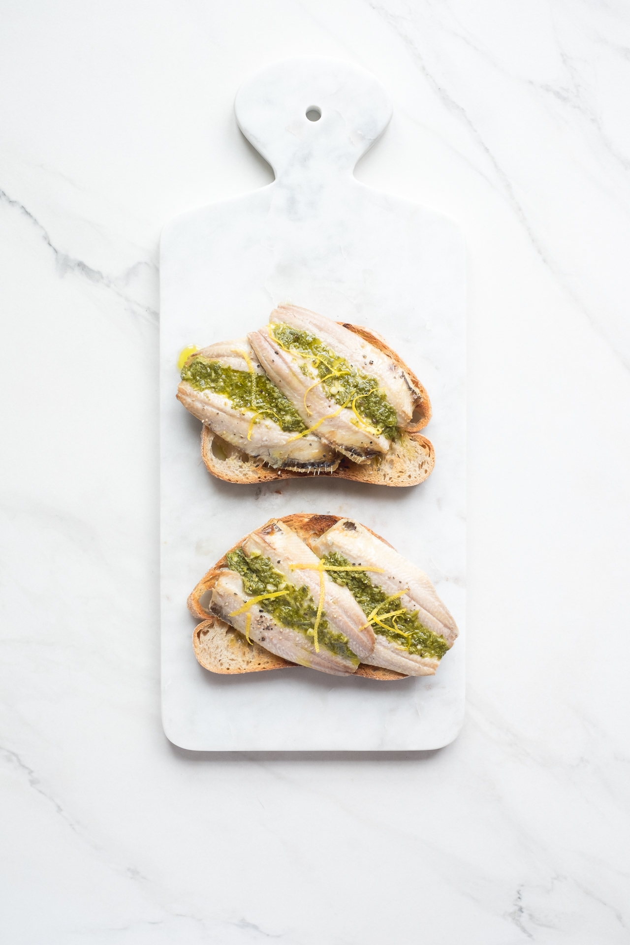 Sardines and sourdough with gremolata Lovingly Artisan