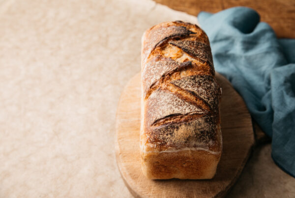 Rustic tin loaf lovingly artisan Cumbria Kendal bakery