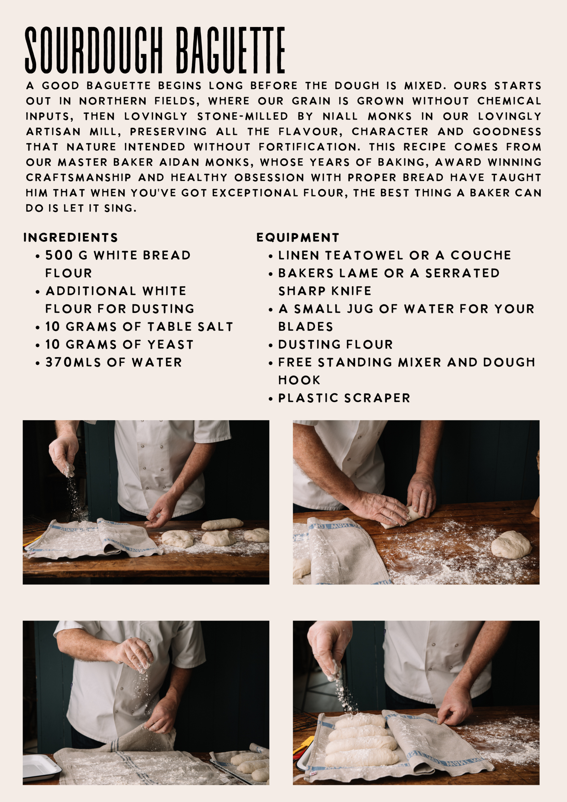 this image is the methodology behind making a Lovingly Artisan sourdough