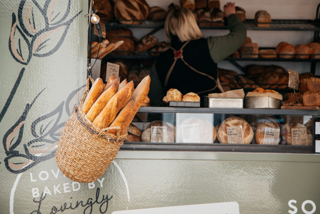 Lovingly Artisan Bread Truck Kendal Lake District Lovingly Artisan bread display
